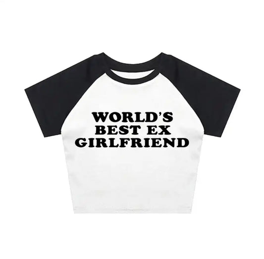 “BEST EX” CROPPED TEE