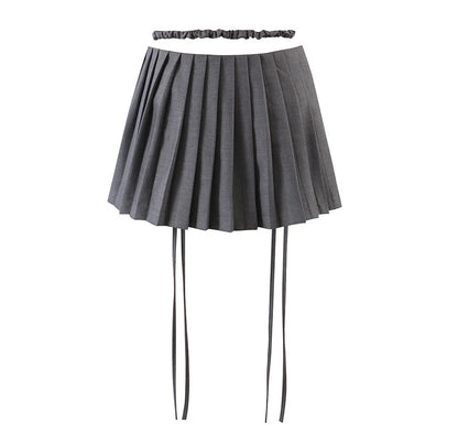 Rouche Mini Skirt